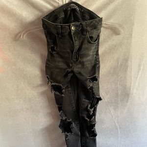 Black American Eagle skinny jeans, Size 2 Regular